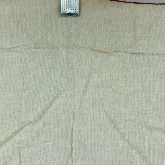 Vintage Pacific Ent Christmas Bear Monkey Embroidered Quilt 60x47 - Picture 11 of 13